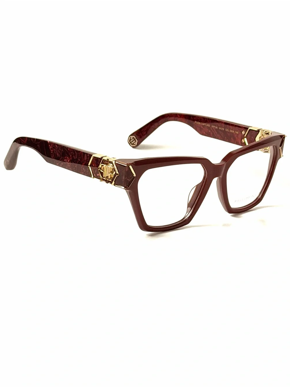 Philipp Plein VPP190 3G6 Eyeglasses Authentic Red Full Rim 54mm VPP 190